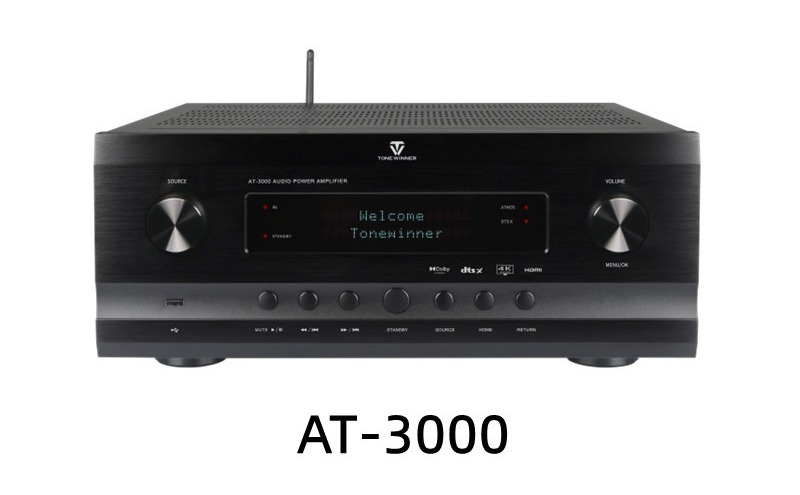 AV receiver integrated audio power amplifier AT-3000 AV receiver integrated audio power amplifier AT-3000