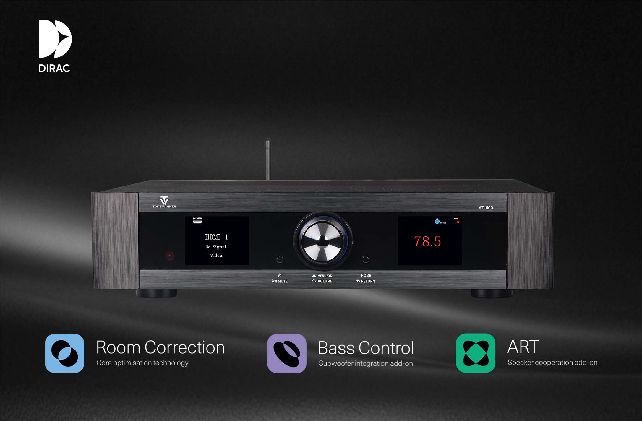 Tonewinner Audio ottiene la certificazione Dirac Live